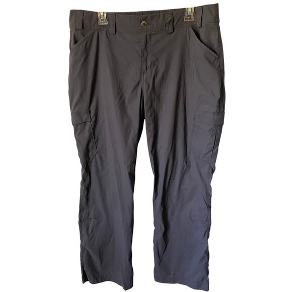 Duluth Trading Company Pants Womens Cargo Work Hiking Work Utility Dark Gray 16 - Picture 1 of 11